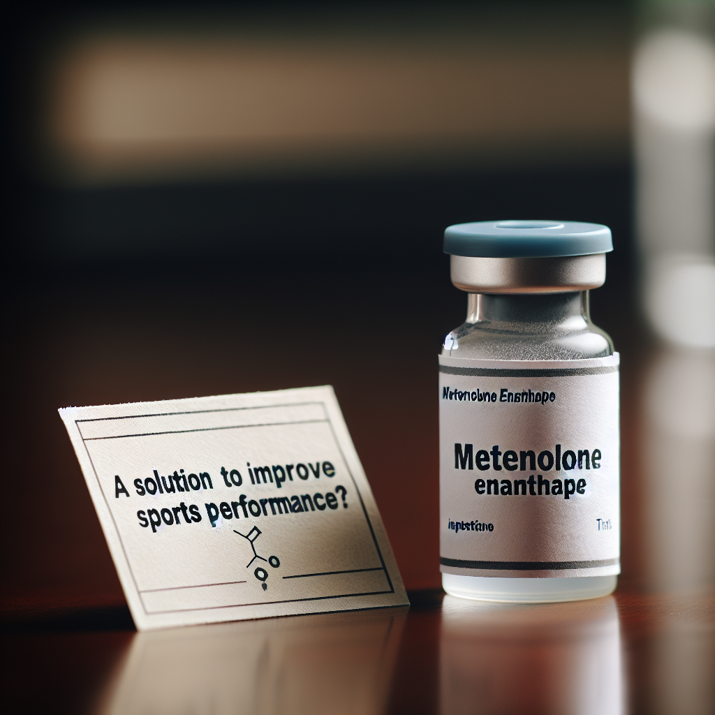 Metenolone enantato iniettabile: una soluzione per migliorare le prestazioni sportive?