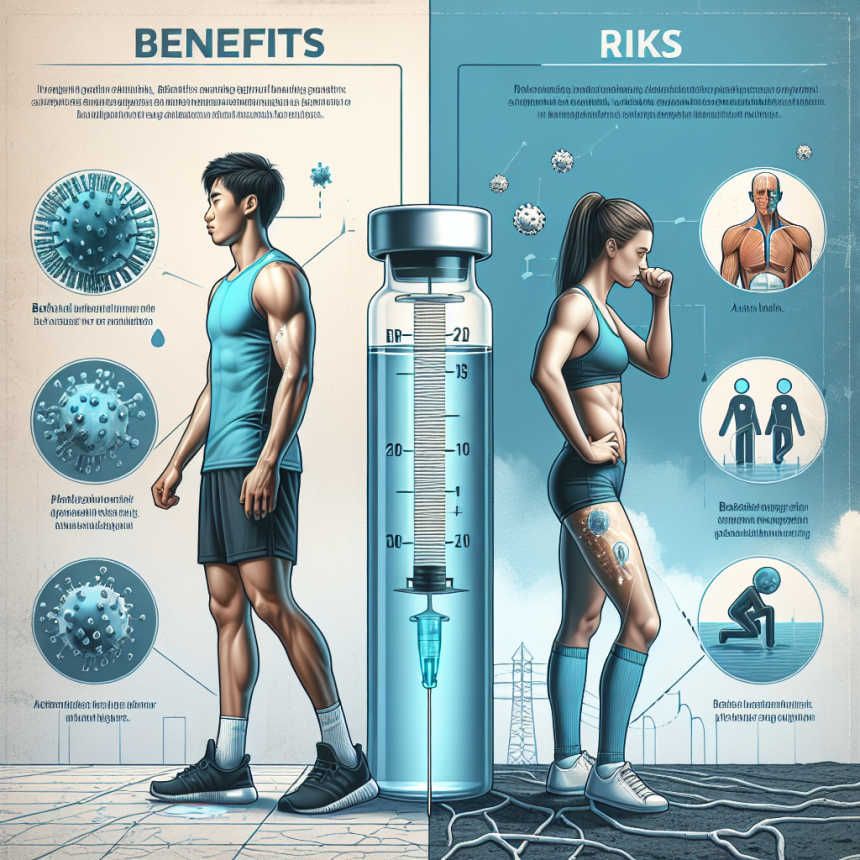Acqua battericida per iniezioni: benefici e rischi per gli sportivi